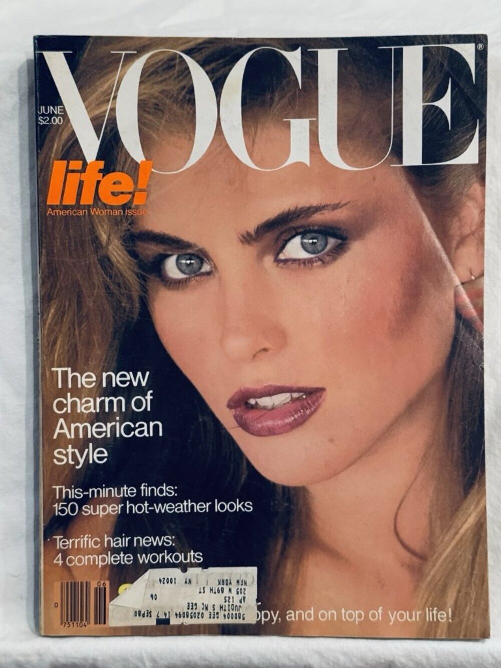 VOGUE -  June 1980 - Kim Alexis Cover